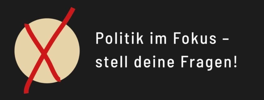 Podiumsdiskussion mit allen Direktkandidierenden des Wahlkreises 53/Göttingen zur Bundestagswahl. Donnerstag, 6. Februar 2025, Forum des Schulzentrums Auf der Klappe, Duderstadt und im Livestream 19 Uhr